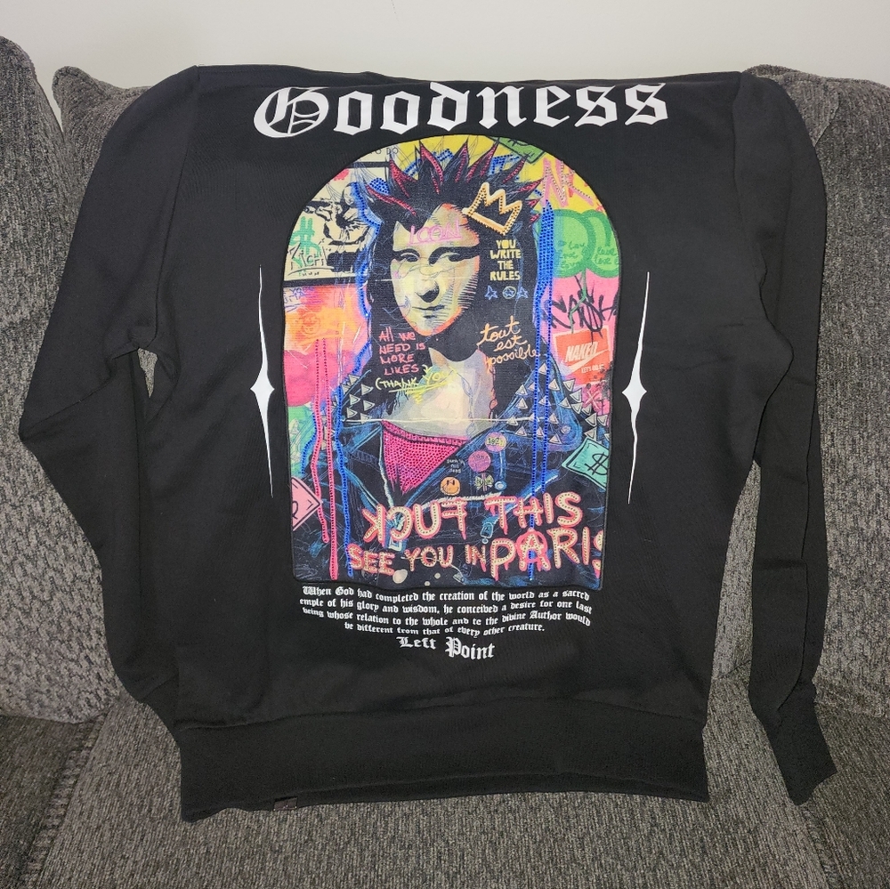 LEFT POINT MEN MONA LISA CREWNECK